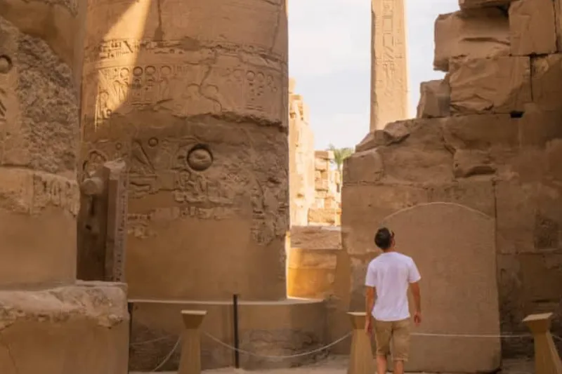 Tempio di Amon a Karnak: pianta dettagliata