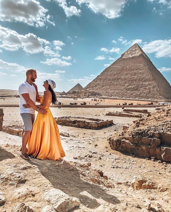 The Egyptian pyramids 