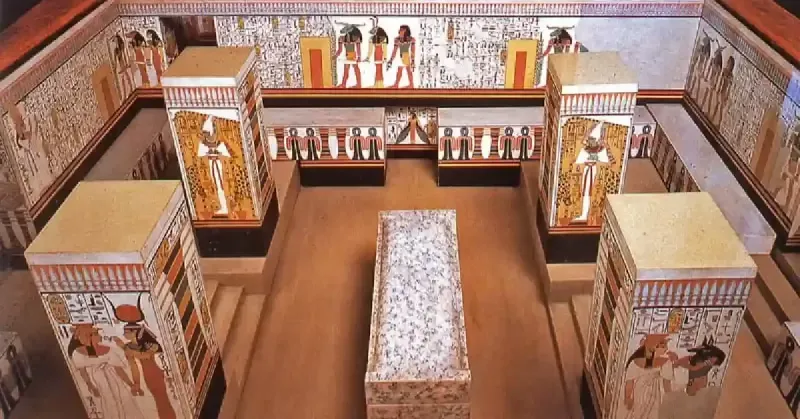 Panorama della Valle delle Regine, Luxor.