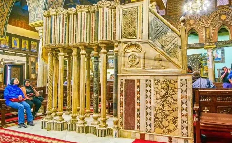 Chiesa Sospesa Cairo nel patrimonio copto dell'Antico Cairo tra storia, arte e architettura cristiana