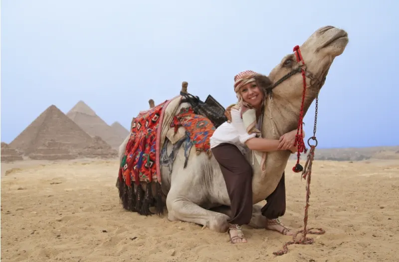 Giza Egitto con le Piramidi e la Sfinge per le Domande Frequenti