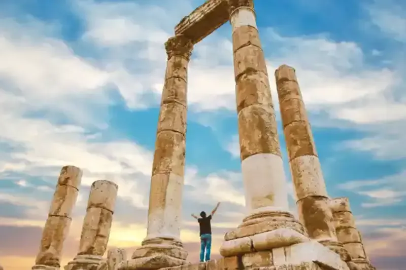 Cosa vedere ad Amman Cittadella vista panoramica sulla città
