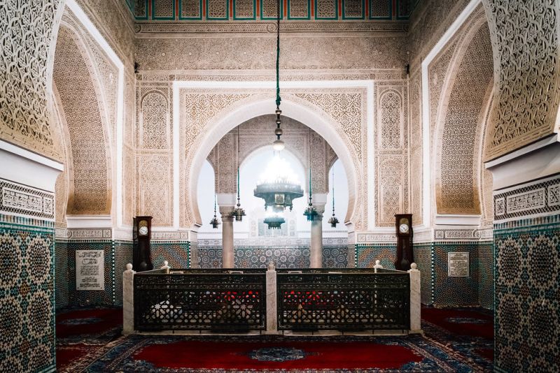 from inside Mausoley