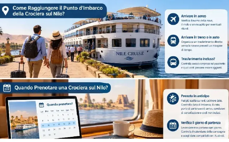 Crociera sul Nilo da Dove Parte: Trasferimento al Porto d'Imbarco
