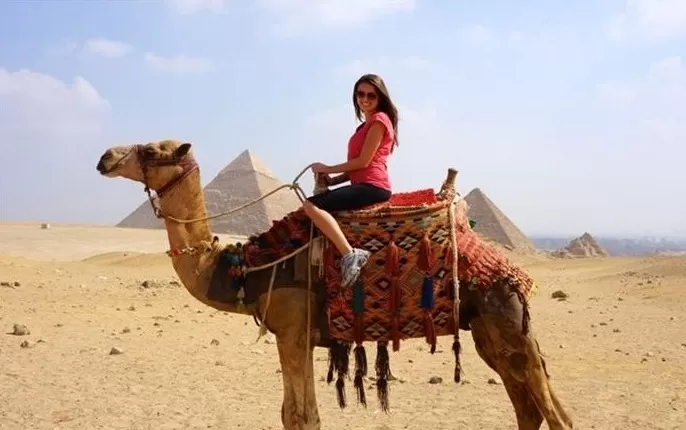 Camel Ride at Pyramids