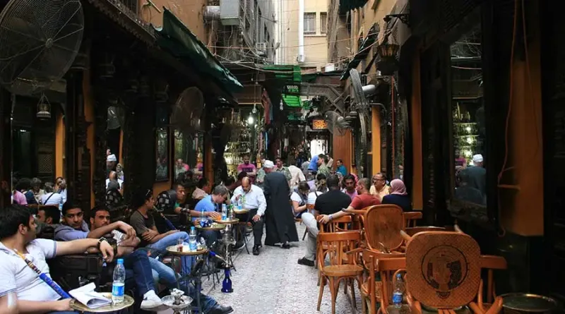 Caffè Storico El Fishawy nel bazar Khan El Khalili al Cairo