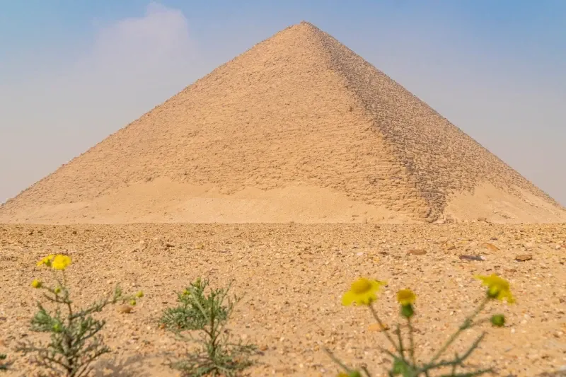 Piramidi di Dahshur al tramonto