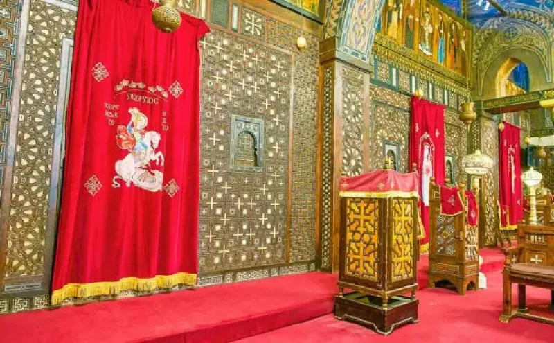 Chiesa Sospesa Cairo nel Quartiere di Antico Cairo 