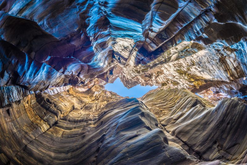Wadi Al Mujib canyon gorge réserve naturelle Jordanie