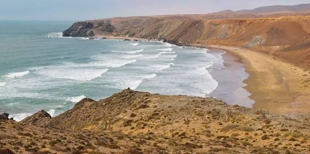the sea of  Souss-Massa National Park