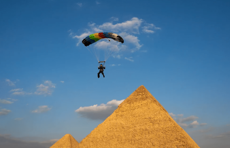 Skydiving in Egypt Cairo