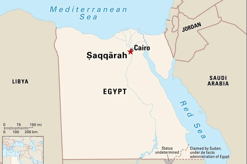 Dove si trova la Piramide di Djoser a Saqqara