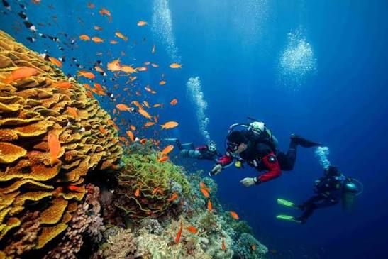 Dahab : le Blue Hole aux eaux turquoise sur la mer Rouge en Égypte