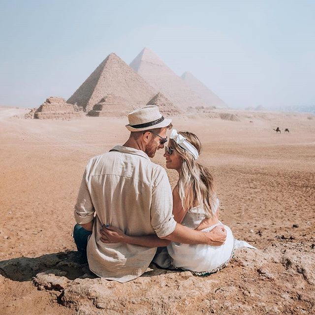 The beauty of Pyramids of Giza