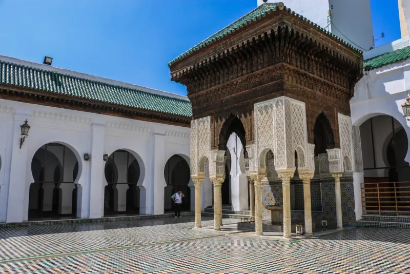 Visit the beauty of Bou Inania Madrassa