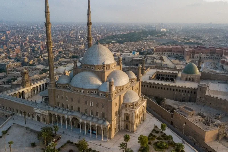Viaggiare Al Cairo Con Vista Sul Nilo Al Tramonto
