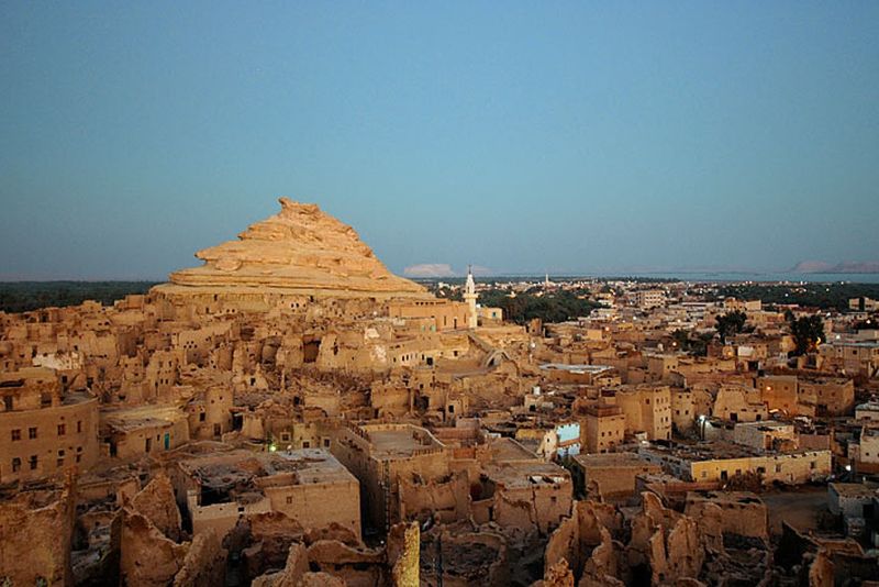 Forteresse de Shali en kershef, symbole de Siwa Oasis en Égypte