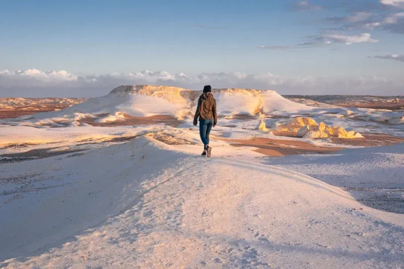 Deserto Bianco Egitto sculture naturali e safari 4x4