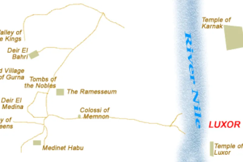 Viaggio verso Medinet Habu tra paesaggi desertici e siti antichi