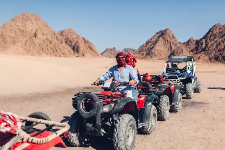Motorata nel deserto Sharm El Sheikh con quad e panorami mozzafiato