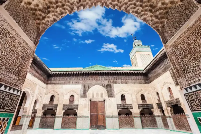 Visit the beauty of Bou Inania Madrassa
