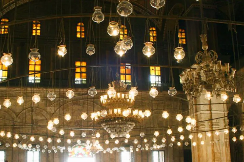 Moschea di Muhammad Ali interno: dettagli e architettura