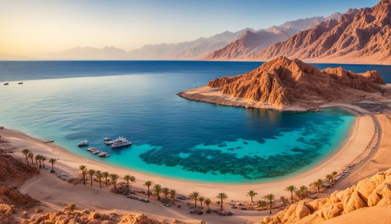 Complexe hôtelier de Taba Heights, Taba Égypte, au bord de la mer Rouge