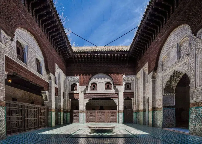 Visit the beauty of Bou Inania Madrassa
