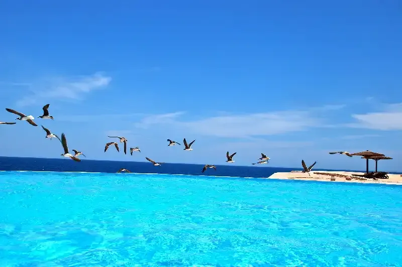 Hurghada con mare cristallino e clima mite in inverno