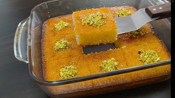 Basbousa, Postre típico de la comida egipcia