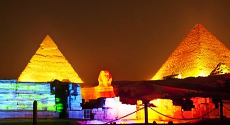 luz y sonido piramides 