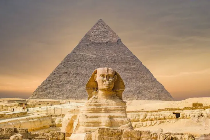 Dove sono le piramidi e la Sfinge di Giza.
