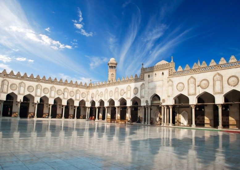 Detalles arquitectónicos del conjunto Mezquita de al Azhar