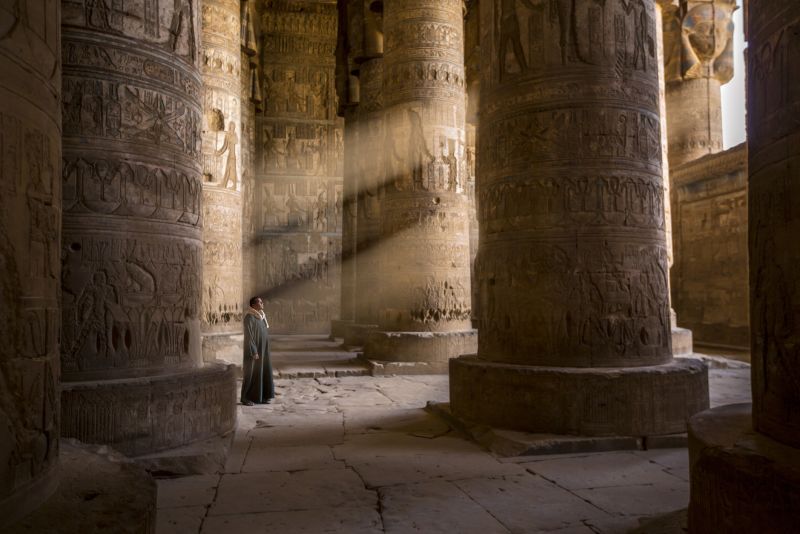 Vue panoramique du Nil depuis la corniche de Qena Égypte
