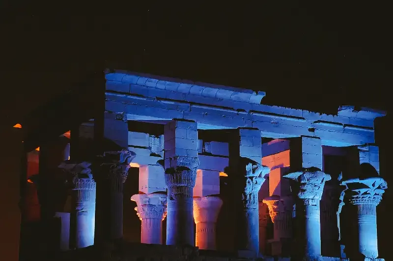 Spettacolo Suoni e Luci al Tempio di Philae Spettacolo Suoni e Luci al Tempio di Philae