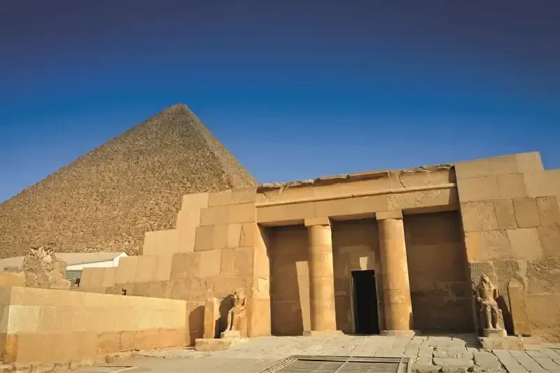 piramide di micerino dettaglio affascinante della piramide reale