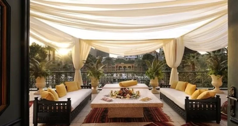 Cairo Marriott Hotel & Omar Khayyam Casino terrace 