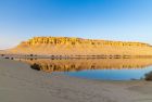 Lac Qaroun au coucher du soleil, Fayoum Égypte
