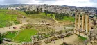 Plaza Oval De Jerash conectada con la histórica